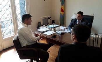 Reunión sobre seguridad con el Fiscal General Sobrino Imagen de la nota: Reunión sobre seguridad con el Fiscal General Sobrino