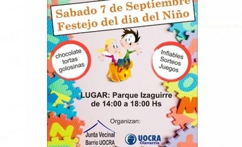 Festejo del día del niño en el barrio Uocra Imagen de la nota: Festejo del día del niño en el barrio Uocra