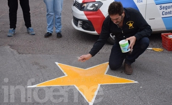 Pintarán una estrella amarilla por el canillita atropellado Imagen de la nota: Pintarán una estrella amarilla por el canillita atropellado