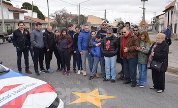 Pintaron una estrella amarilla en recuerdo de “Poro” Midón Imagen de la nota: Pintaron una estrella amarilla en recuerdo de “Poro” Midón