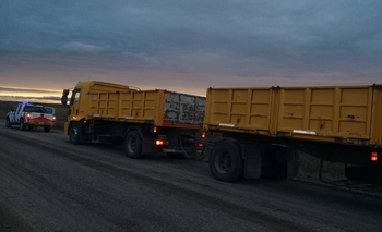Infraccionan dos camiones por circular con la carga descubierta Imagen de la nota: Infraccionan dos camiones por circular con la carga descubierta