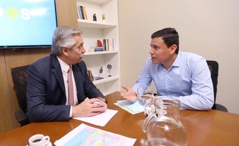 Imagen de la nota: Federico Aguilera se reunió con Alberto Fernández