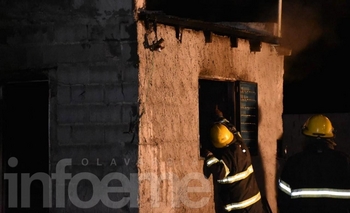 Imagen de la nota: Pérdidas totales en el incendio de una vivienda