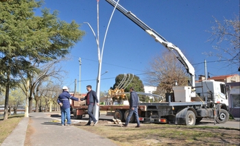 Imagen de la nota: Luces LED: continúa la sexta etapa de la obra en el Parque 