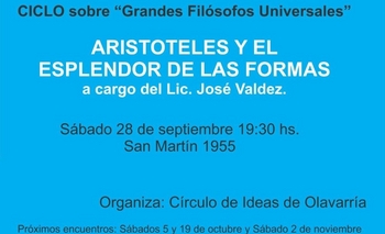 Imagen de la nota: Ciclo de “Grandes filósofos universales” en el CCU