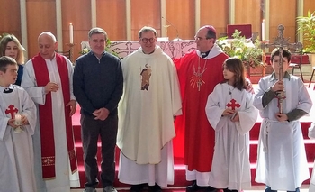 El Capellán de la Unidad 38 cumplió 25 años de sacerdocio Imagen de la nota: El Capellán de la Unidad 38 cumplió 25 años de sacerdocio