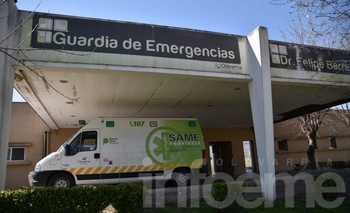 El joven accidentado en la cantera está  Imagen de la nota: El joven accidentado en la cantera está