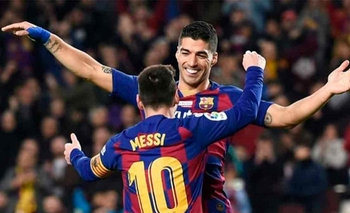 Imagen de la nota: Messi bancó a Suárez: 