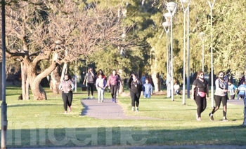 Imagen de la nota: Los olavarrienses aprovecharon la tarde de sol