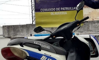 Imagen de la nota: Encontraron una moto abandonada en el centro