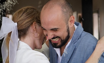 Imagen de la nota: “Sábado para siempre”: se casaron Abel Pintos y Mora Calabrese
