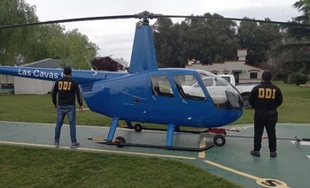 Imagen de la nota: Cazaban en un helicóptero y fueron allanados