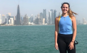 Imagen de la nota: Una olavarriense que trabaja en Catar