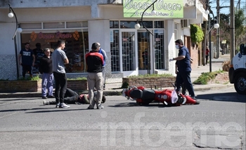 Imagen de la nota: Un motociclista hospitalizado tras chocar en Pueblo Nuevo