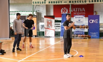 Imagen de la nota: Mucha concurrencia en el curso sobre preparación física en básquet