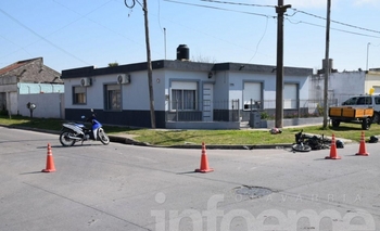 Imagen de la nota: Dos hospitalizados tras el choque entre dos motos