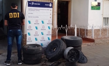 Imagen de la nota: Recuperaron ruedas robadas en dos allanamientos