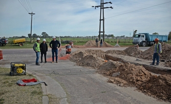Iniciaron las obras de desagües pluviales Imagen de la nota: Iniciaron las obras de desagües pluviales