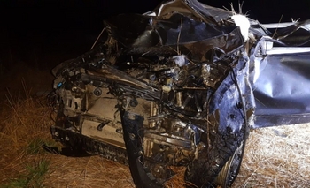 Imagen de la nota: Dos olavarrienses sufrieron graves heridas tras volcar cerca de Bolívar