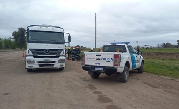 Imagen de la nota: Bolívar: un hombre murió aplastado por el acoplado de su camión