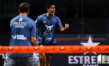 Imagen de la nota: Contundente triunfo de Chingotto y Navarro para llegar a “Semis”