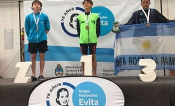 Imagen de la nota: Fernando Altamira se subió al podio en los Juegos Evita