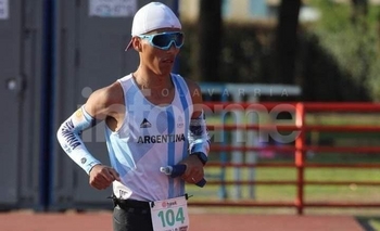 Imagen de la nota: Navarro fue medalla de bronce en el Campeonato Continental