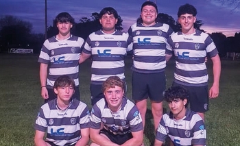 Imagen de la nota: Rugby: jugadores de Estudiantes en el Torneo Desarrollo M16