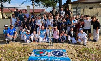 Imagen de la nota: Taekwondistas locales compitieron en la “Liga de las Américas”