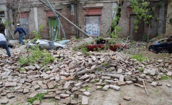Imagen de la nota: Las fotos del derrumbe de 