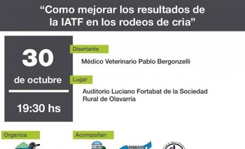 Imagen de la nota: Charla sobre inseminación a tiempo fijo en rodeos de cría