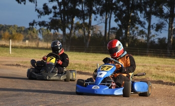 Imagen de la nota: Se suspendió la carrera de Karting