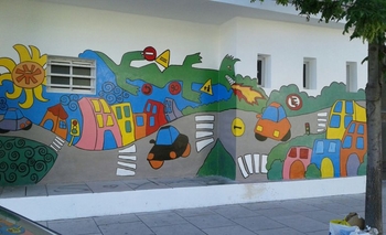 Imagen de la nota: Alumnos de 6º año de la Escuela Nº 17 pintaron un mural