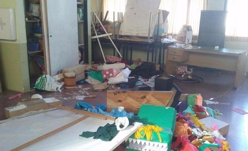 Vandalismo en la Escuela 80 del barrio CECO Imagen de la nota: Vandalismo en la Escuela 80 del barrio CECO