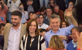 Imagen de la nota: Las fotos del acto de Macri y Vidal en Olavarría