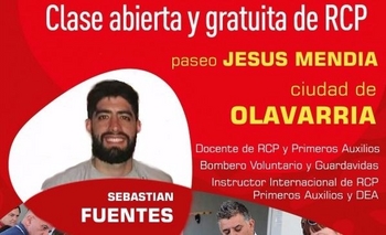 Capacitación en RCP y primeros auxilios en el Paseo Jesús Mendía Imagen de la nota: Capacitación en RCP y primeros auxilios en el Paseo Jesús Mendía