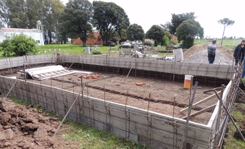 Imagen de la nota: Avanza la construcción del complejo polideportivo del STMO