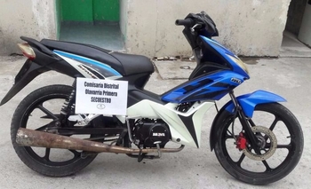 Imagen de la nota: Atrapan a un menor con una moto robada