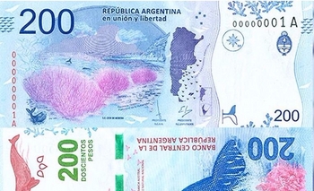 Imagen de la nota: El billete de 200 pesos galardonado como el mejor de Latinoamérica