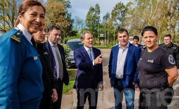 Imagen de la nota: El Ministro de Justicia Gustavo Ferrari, en Azul 