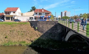 Imagen de la nota: Obras en el puente Colón sobre calle Riobamba