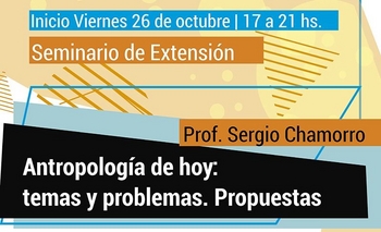Imagen de la nota: Seminario “Antropología de hoy: temas y problemas. Propuestas”