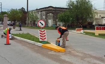 Imagen de la nota: Trabajos de infraestructura vial en Hinojo