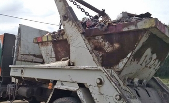 Infracción por circular con carga destapada Imagen de la nota: Infracción por circular con carga destapada