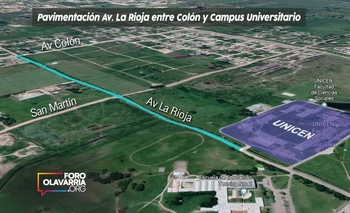 Buscan pavimentar un sector de avenida La Rioja Imagen de la nota: Buscan pavimentar un sector de avenida La Rioja