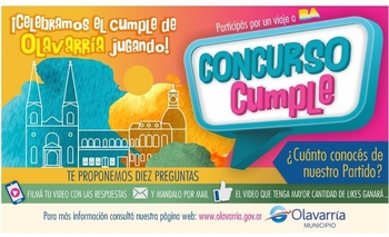 Imagen de la nota: Suspendieron el concurso “Cumple Olavarría