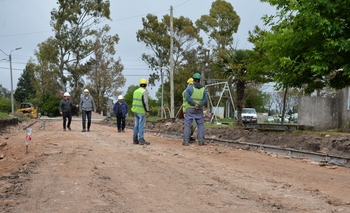 Avanzan las obras en el barrio Belén Imagen de la nota: Avanzan las obras en el barrio Belén