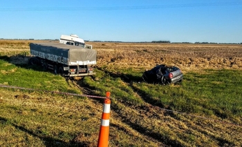 Dos personas murieron en choque frontal en 9 de Julio Imagen de la nota: Dos personas murieron en choque frontal en 9 de Julio