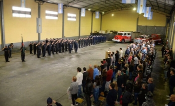 Imagen de la nota: Bomberos Voluntarios Olavarría celebró sus 70 años con un acto en el Cuartel Central