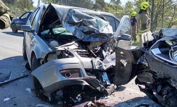 Imagen de la nota: La Ruta 205 volvió a ser sede de un violento choque 